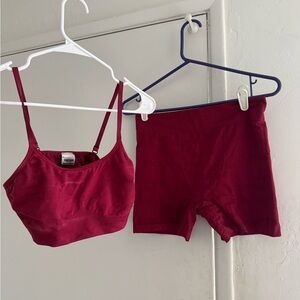 Gymshark Burgundy Boxer Set